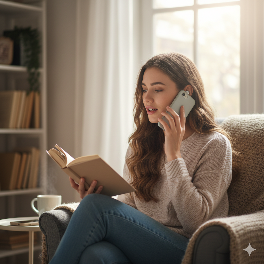 Live dialogue with a philosophy book